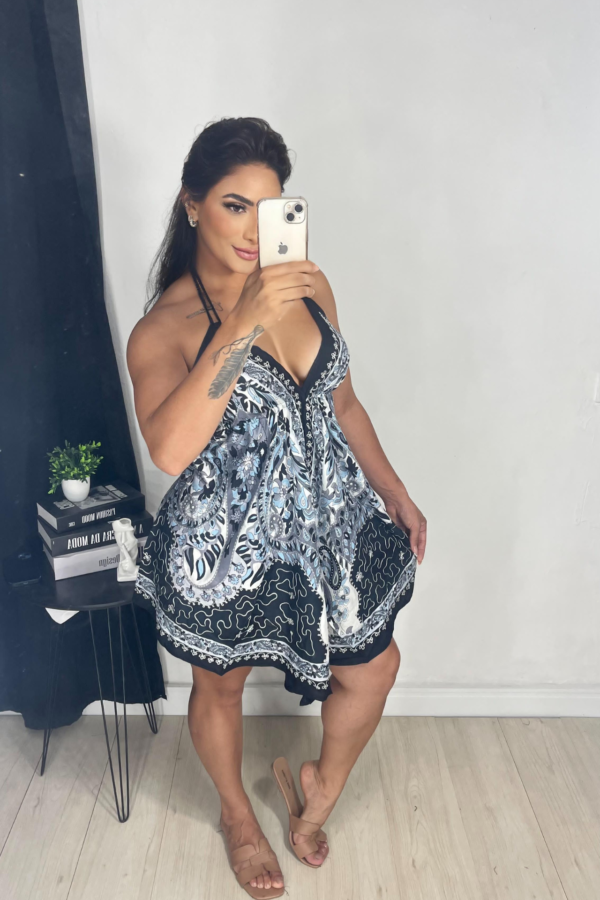 Vestido Curto Costas Nuas Bordado - Image 8