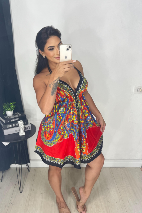 Vestido Curto Costas Nuas Bordado - Image 9
