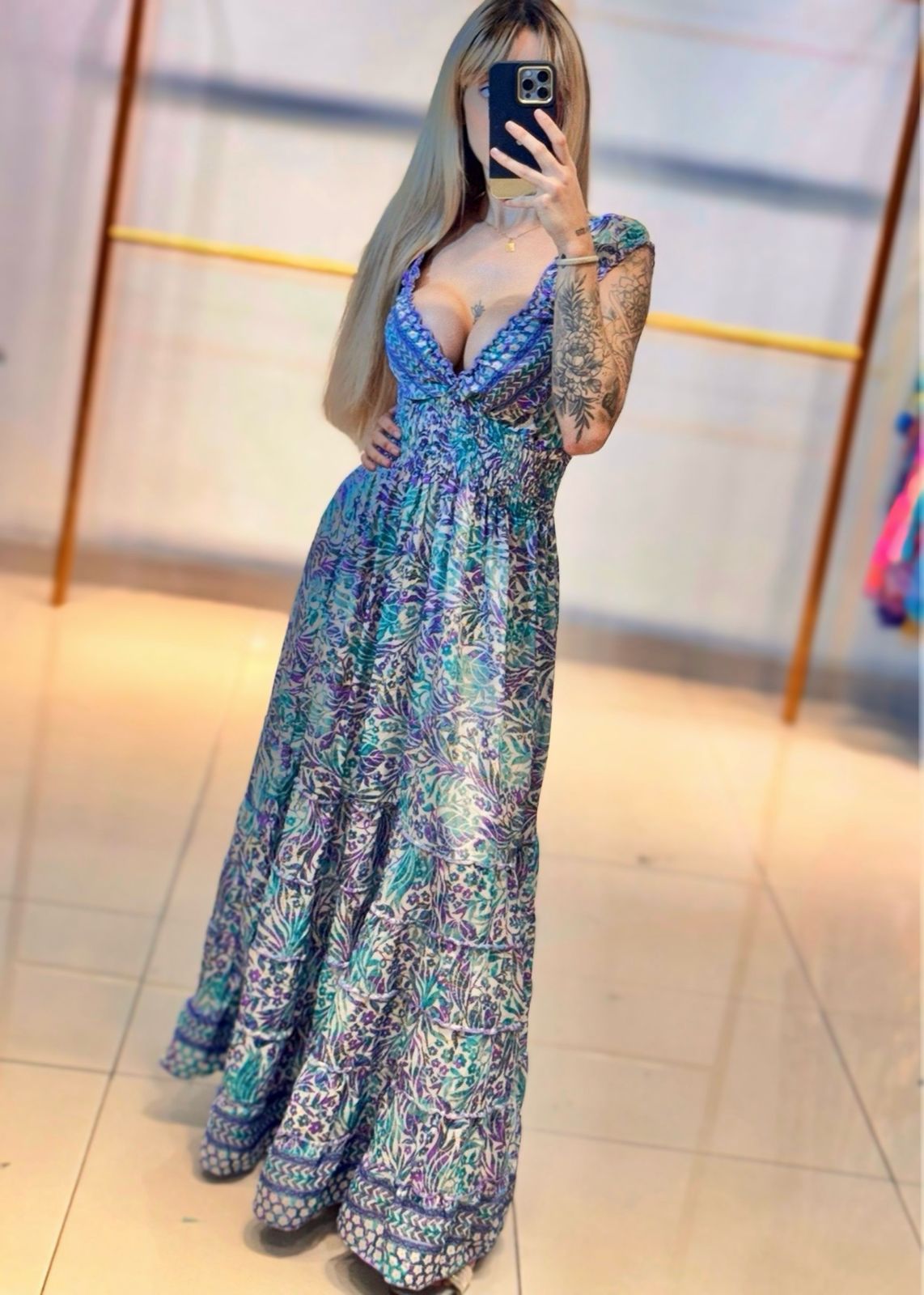 Vestido Seda Ciganinha Mix - Image 3
