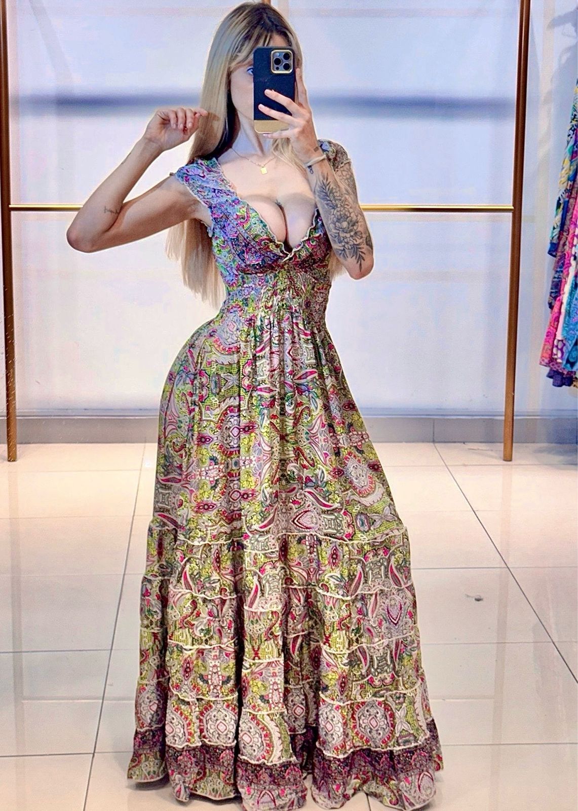 Vestido Seda Ciganinha Mix - Image 7