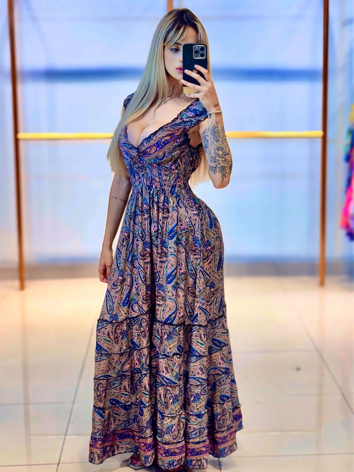 Vestido Seda Ciganinha Mix - Image 4