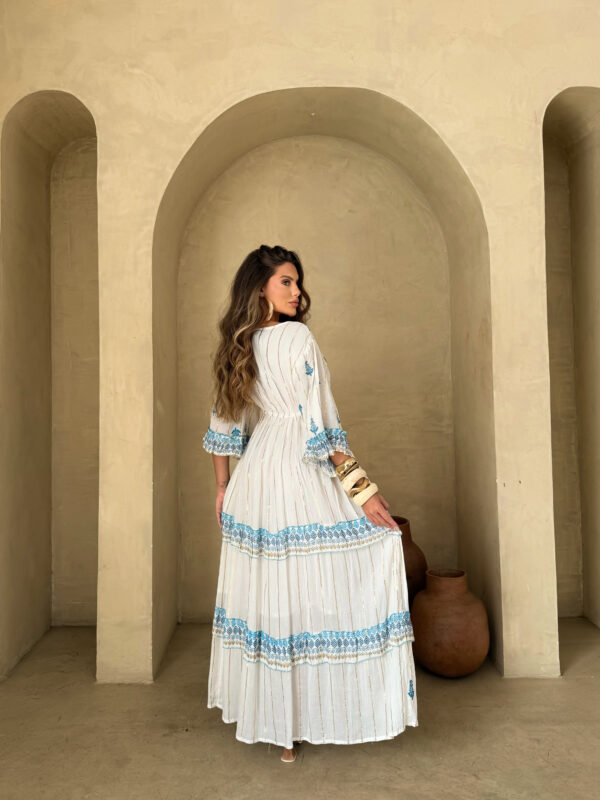Vestido Longo - Super Luxo - Cordão no Busto - Image 2
