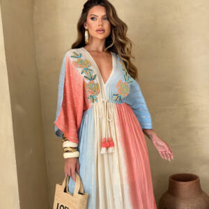 Vestido Longo- Bordado Super Luxo
