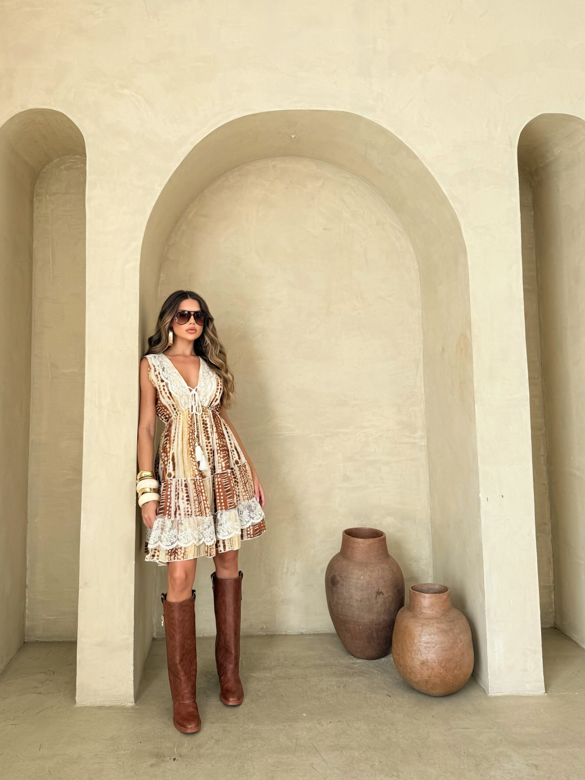 Vestido Curto - Renda Na Barra - Image 2